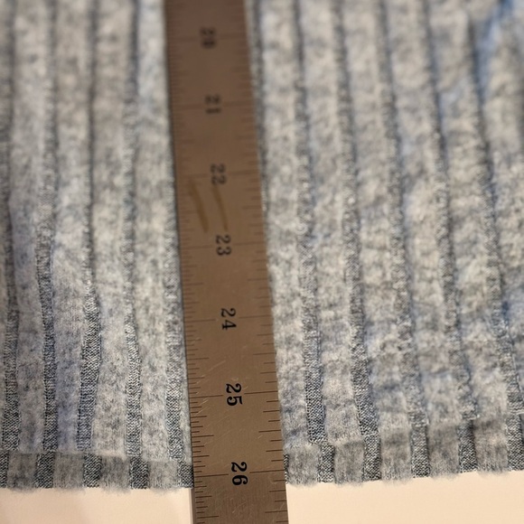 New Long Sleeve Full Zipper Hooded Sweater Size XXL Gray And White Polyester - Picture 10 of 14